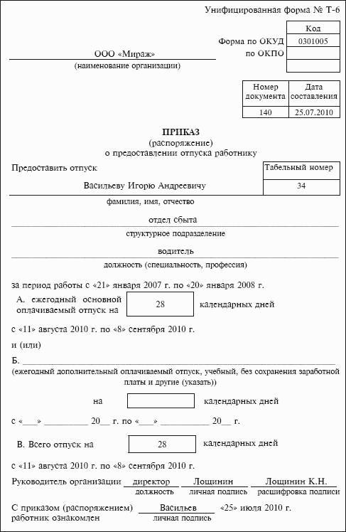 Учебный отпуск работнику. Т6 приказ о предоставлении отпуска. Приказ распоряжение о предоставлении отпуска работнику. Образец приказа о предоставлении отпуска работнику форма т-6. Унифицированная форма т 6 приказ о предоставлении отпуска работнику.