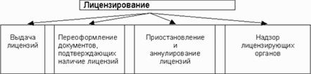 Лицензирование предпринимательской деятельности схема